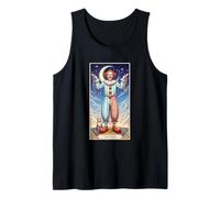 The Fool Clown Tarot Cosmic Dreamscape Tank Top