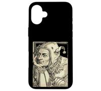 The Fool Jester in Court Entertainer Medieval Comedy Funny Case for iPhone 16 Plus