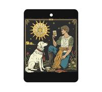 The Fool Major Arcana Tarot Mystical Witchy Car Air Freshener Hanging Aromatherapy Tablets Car Accessories Rearview Mirror Pendant Decor