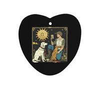 The Fool Major Arcana Tarot Mystical Witchy Car Air Freshener Hanging Aromatherapy Tablets Car Accessories Rearview Mirror Pendant Decor
