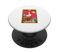 The Fool Tarot Card Goose Cliff Adventure Mystic Journey PopSockets Adhesive PopGrip