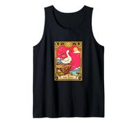The Fool Tarot Card Goose Cliff Adventure Mystic Journey Tank Top