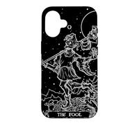 The Fool Tarot Card Halloween Court Jester Gothic Horror Case for iPhone 16