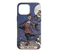 The Fool Tarot Card Halloween Court Jester Spooky Gothic Case for iPhone 16 Pro Max