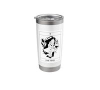 The Fool Tarot Card Occult Cosmic Wanderer Goth Stainless Steel Insulated Tumbler