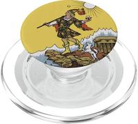 The Fool Tarot Card Pagan Witch Occult Fortune Divination PopSockets PopGrip for MagSafe