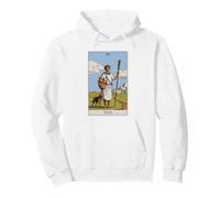 The Fool Tarot Card Vintage Design Pullover Hoodie