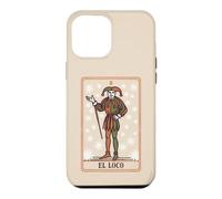 The Fool Tarot Jester, Major Arcana 0, Spanish Retro Art Case for iPhone 12 Pro Max