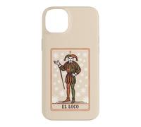 The Fool Tarot Jester, Major Arcana 0, Spanish Retro Art Case for iPhone 14 Plus