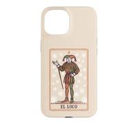 The Fool Tarot Jester, Major Arcana 0, Spanish Retro Art Case for iPhone 15