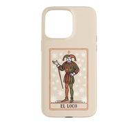 The Fool Tarot Jester, Major Arcana 0, Spanish Retro Art Case for iPhone 15 Pro Max