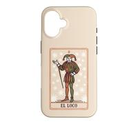 The Fool Tarot Jester, Major Arcana 0, Spanish Retro Art Case for iPhone 16
