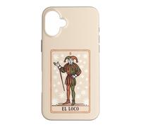 The Fool Tarot Jester, Major Arcana 0, Spanish Retro Art Case for iPhone 16 Plus