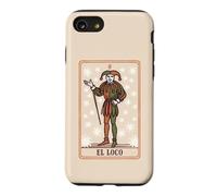The Fool Tarot Jester, Major Arcana 0, Spanish Retro Art Case for iPhone SE (2020) / 7/8
