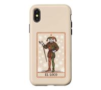 The Fool Tarot Jester, Major Arcana 0, Spanish Retro Art Case for iPhone X/XS