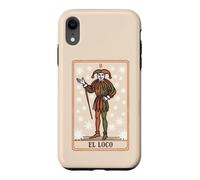 The Fool Tarot Jester, Major Arcana 0, Spanish Retro Art Case for iPhone XR