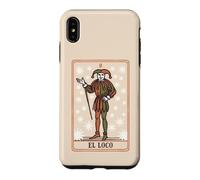The Fool Tarot Jester, Major Arcana 0, Spanish Retro Art Case for iPhone XS Max