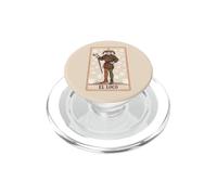 The Fool Tarot Jester, Major Arcana 0, Spanish Retro Art PopSockets PopGrip for MagSafe