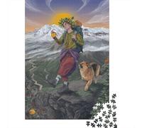The Fool Wooden Jigsaw Puzzles for Adults Fun 1000 Pieces Education Game Stress Relief Toy Toy Intellectual Game Home Decoration Premium & Durable 1000pcs (75x50cm)