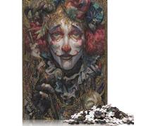 The Fool Wooden Jigsaw Puzzles for Adults Fun 300 Pieces Education Game Decoration Toy Intellectual Game Stress Relief Relaxation And Intelligence 300pcs (40x28cm)