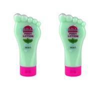 The Foot Factory Peppermint Foot Lotion | Hydrate + Refresh | 180ml (Pack of 2)