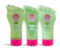 The Foot Factory Soak Lotion Scrub Mint Kit - Bundled by Smart Cutie
