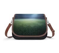 The Football Field Leather Crossbody Bags for Women | Shoulder Purse with Removable Strap Spacious Daily Bag for Office Date Outing