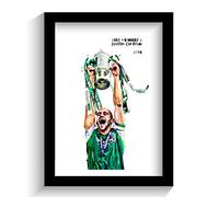The Football Print Room Hibernian FC Scottish Cup Final Framed Art Print - HIBS!