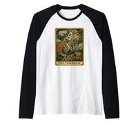 The Forager Tarot Card Foraging Morel Graphic Raglan Baseball Tee