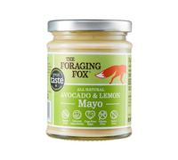 The Foraging Fox Avocado & Lemon Mayo - 100% Natural, Free Range Egg - No Added Sugar, Gluten & Dairy Free - Zesty Gourmet Mayonnaise with Avocado Oil - 1 x 240g Jar