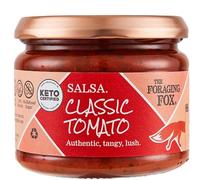 The Foraging Fox Classic Tomato Salsa - 100% Natural, No Refined Sugar, Keto & Vegan Friendly - Low Carb, Gluten Free Mexican Dipping Sauce - 1-Pack (295g)