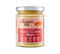 The Foraging Fox Smoked Jalapeño Spicy Mayo - 100% Natural, Free Range Egg - No Added Sugar, Keto & Paleo Friendly - Gluten & Dairy Free Gourmet Spicy Mayonnaise - 1 x 240g Jar