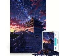 The Forbidden City 1000 Piece Jigsaw Puzzle for Teenagers Smart Game Relaxed Mind Pattern Assembly Santa Wish List (38x26cm)