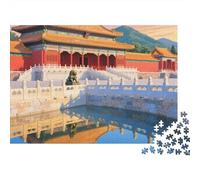 The Forbidden City of China1000 Puzzle Pieces, China's Beautiful Scenerysuitable for Adults And Children Aged 12 And Above1000pcs (75x50cm)
