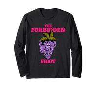 The Forbidden Fruit (Grapes Graphic) Long Sleeve T-Shirt