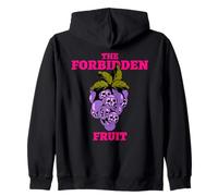 The Forbidden Fruit (Grapes Graphic) Zip Hoodie