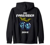 The Forbidden Fruit Grapes Graphic Zip Hoodie