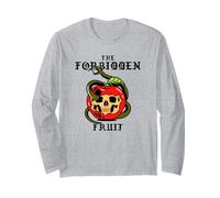 The Forbidden Fruit (Temptation Statement) (Apple Graphic) Long Sleeve T-Shirt
