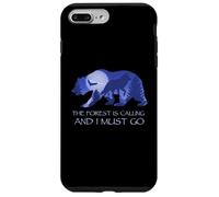The Forest Is Calling I Must Go Bear Moon Wilderness Case for iPhone 7 Plus/8 Plus