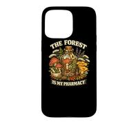 The Forest is my Pharmacy Feast Foraging Gift Fungi Nature Case for iPhone 15 Pro Max