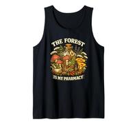 The Forest is My Pharmacy Feast Foraging Gift Fungi Nature Tank Top