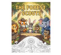 The Forest Scouts: "A Coloring Book Adventure | Join the Animal Detectives on Their Quest!"