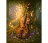 The Forest Sonata: A Whimsical Violin-Inspired Notebook: An enchanted woodland journal with fairies, forest charm, and musical magic