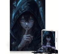 The Forest's Secret︰ A Whisper in The Dark Jigsaw Puzzles 1000 Pieces for Adults Think Smart Toy Indoor Play Accurate Cut Lovely Gift (50x75cm)