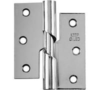 The Forge 3" Inch - 76mm Right Hand Rising Butt Door Hinges, Steel, Unfinished, Gray