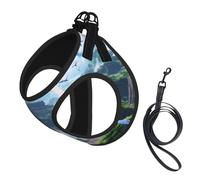 The Forgotten Kingdom Dog Harness - Equipped with Reflective Straps and Quick Release Buckles - Suitable for Small Cats and Dogs