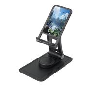 The Forgotten Kingdom Phone Stand Holder,Adjustable Desk Mount for iPhone and All Phones,360 ° Rotation, Integrated Folding, Square Base