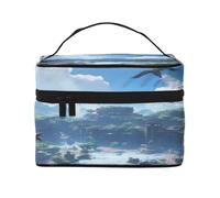 The Forgotten Kingdom Travel Makeup Bag for Women, Portable Cosmetic Case,Large Capacity Organizer Pouch All Your Beauty Essentials