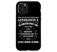 The Forgotten Middle Child Gen X Generation X Case for iPhone 11 Pro