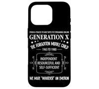 The Forgotten Middle Child Gen X Generation X Case for iPhone 16 Pro